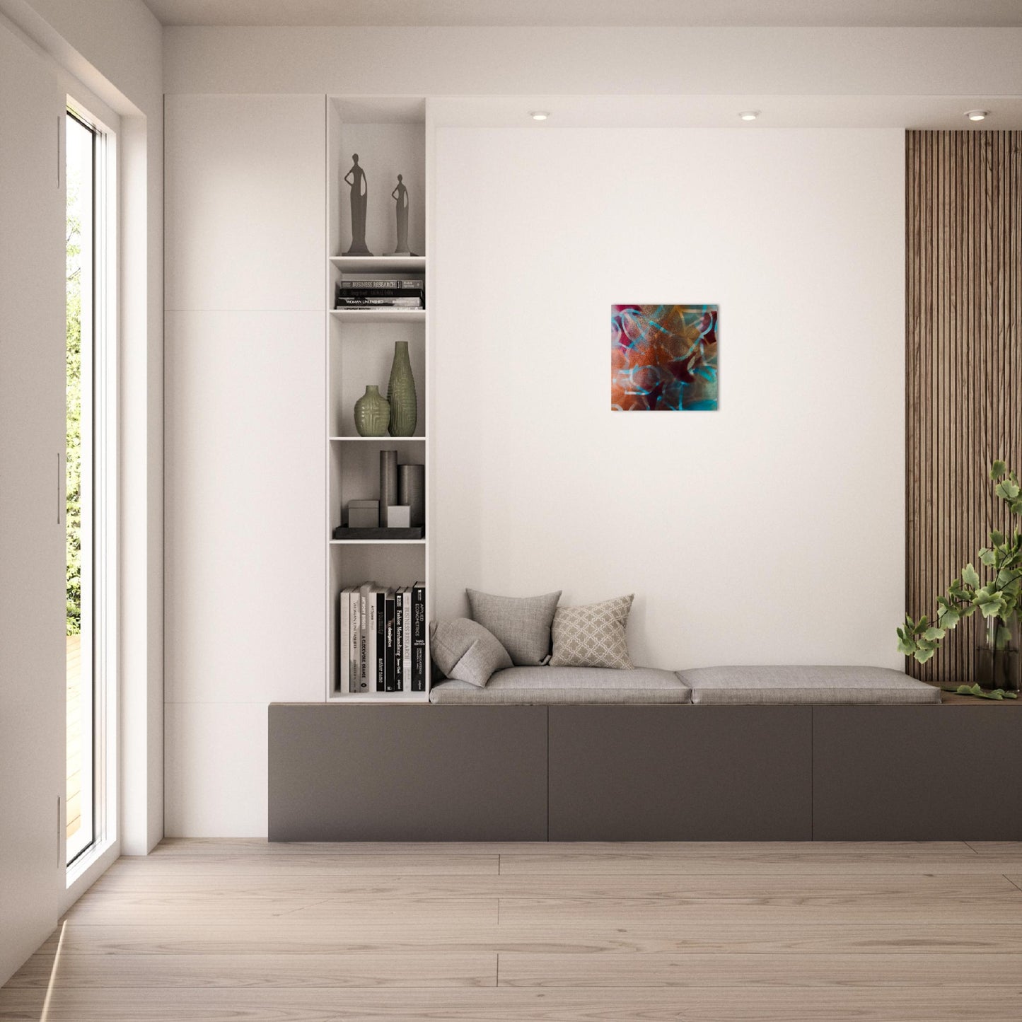 Brushed Aluminum Print - Rock Candy