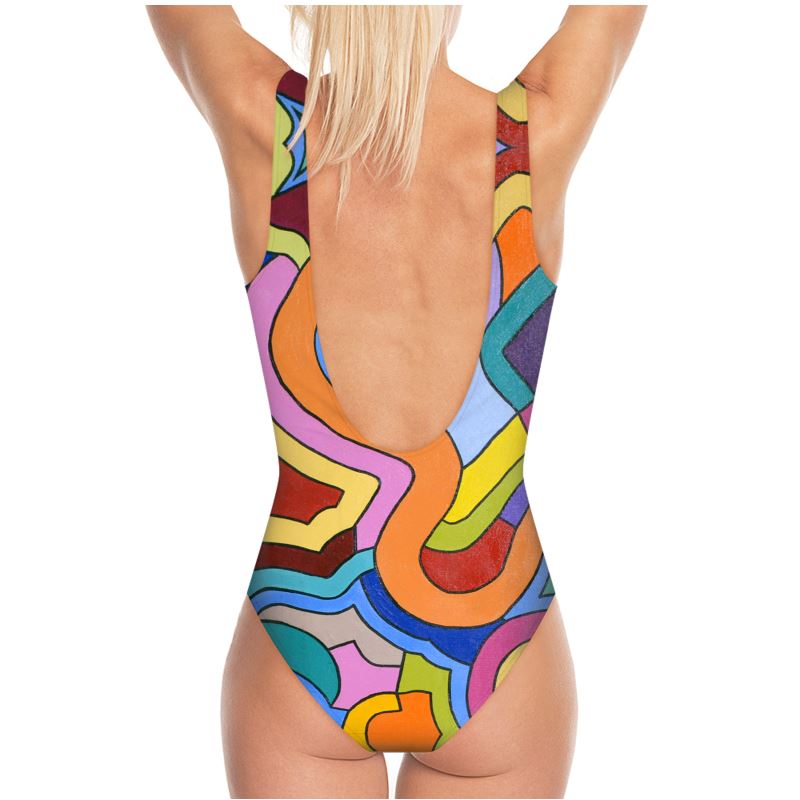 Swimsuit wolf halkinart