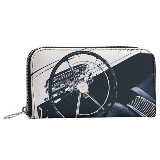 Leather Zip Purse - Drive My Car