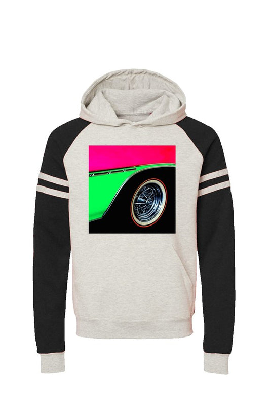 Varsity Colorblock Raglan Hoodie - Back in the day