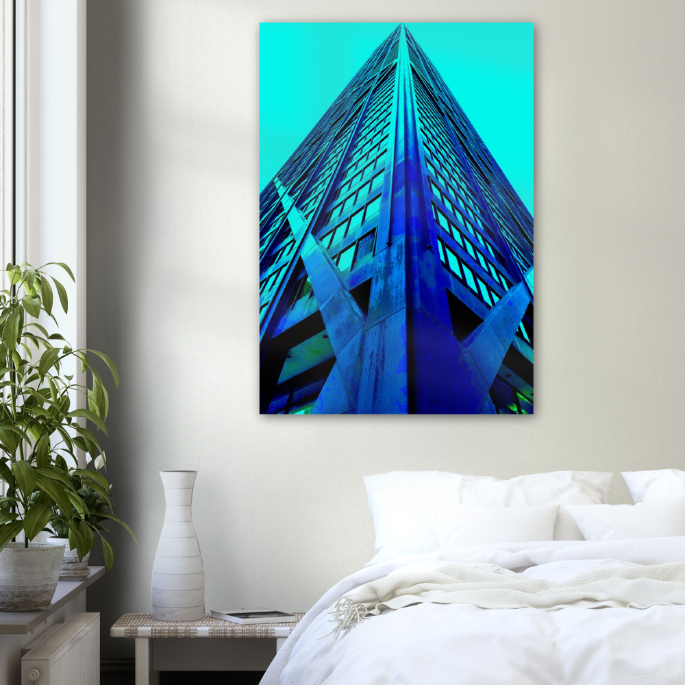 Meet me here blue near bed