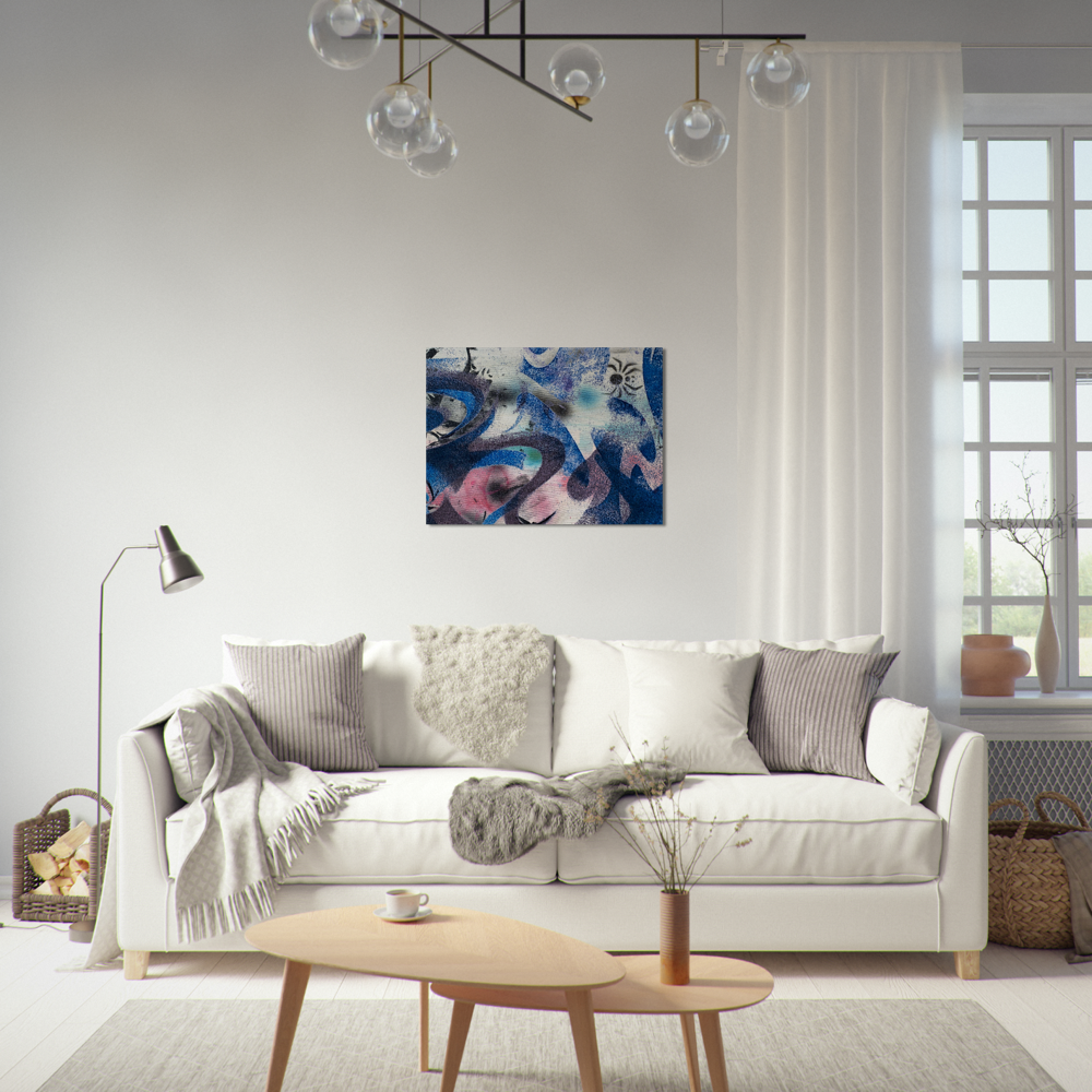 Wood Print - Spider Love