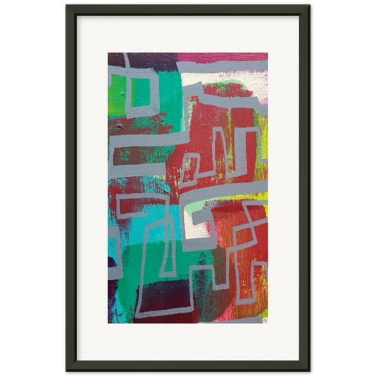 Museum-Quality Matte Paper Metal Framed Poster - Never Said