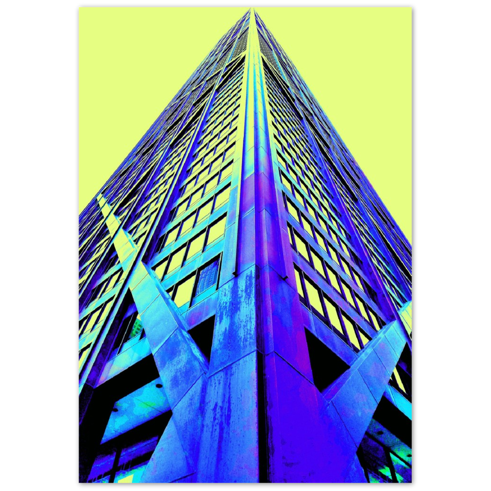 Meet me here aluminum print