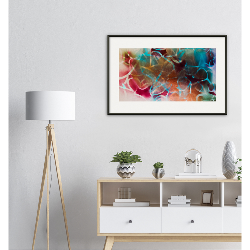 Museum-Quality Matte Paper Metal Framed Poster - Rock Candy