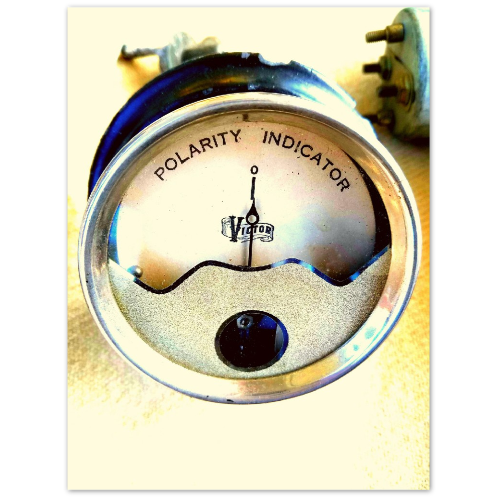 Aluminum Print - Polarity Indicator