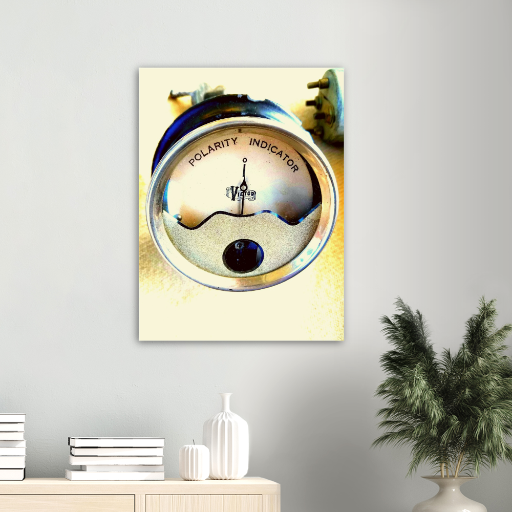 Aluminum Print - Polarity Indicator