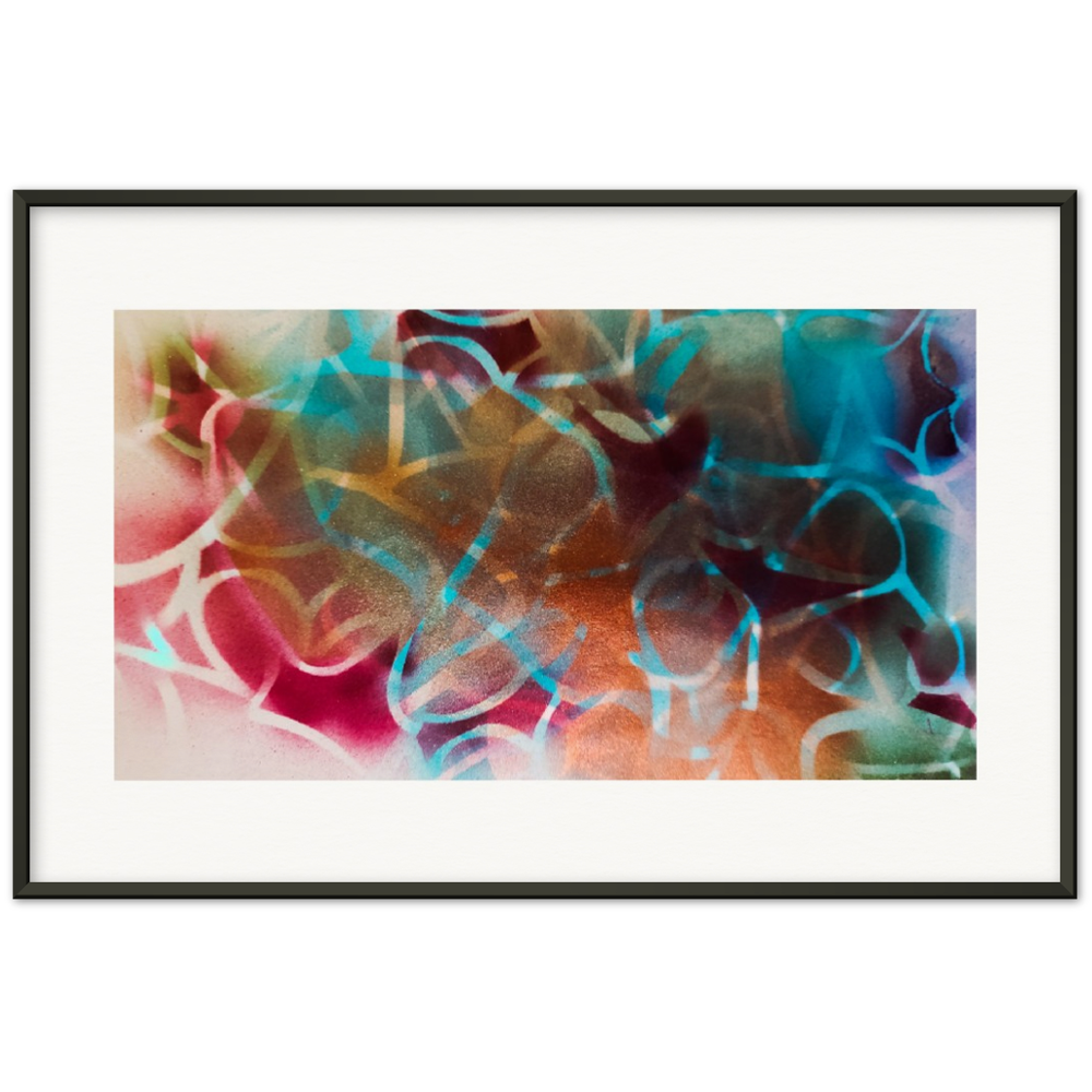 Museum-Quality Matte Paper Metal Framed Poster - Rock Candy