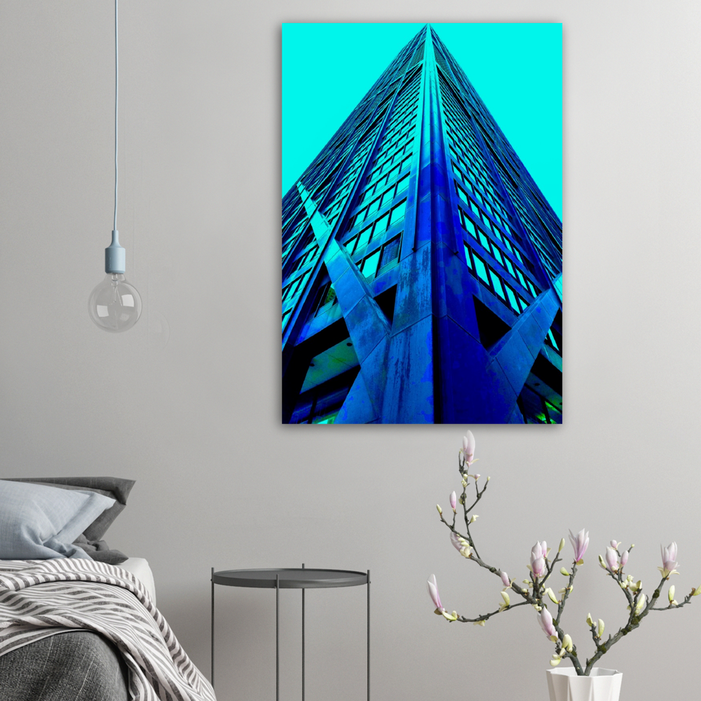 Meet me here blue in room