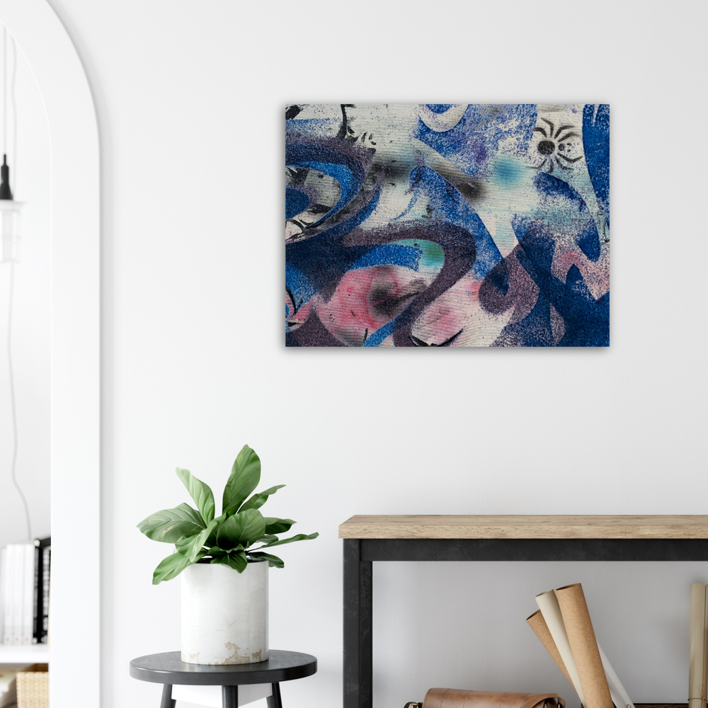 Wood Print - Spider Love