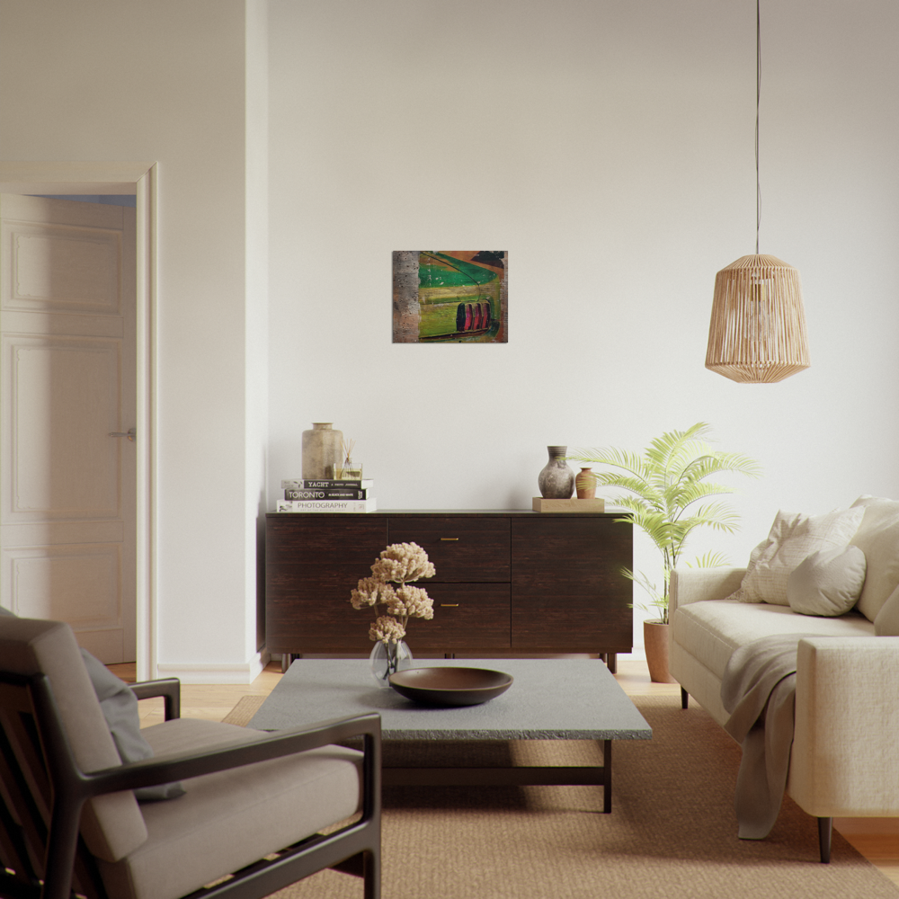 Wood Prints - Mustang Thang