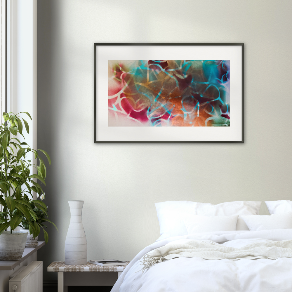 Museum-Quality Matte Paper Metal Framed Poster - Rock Candy