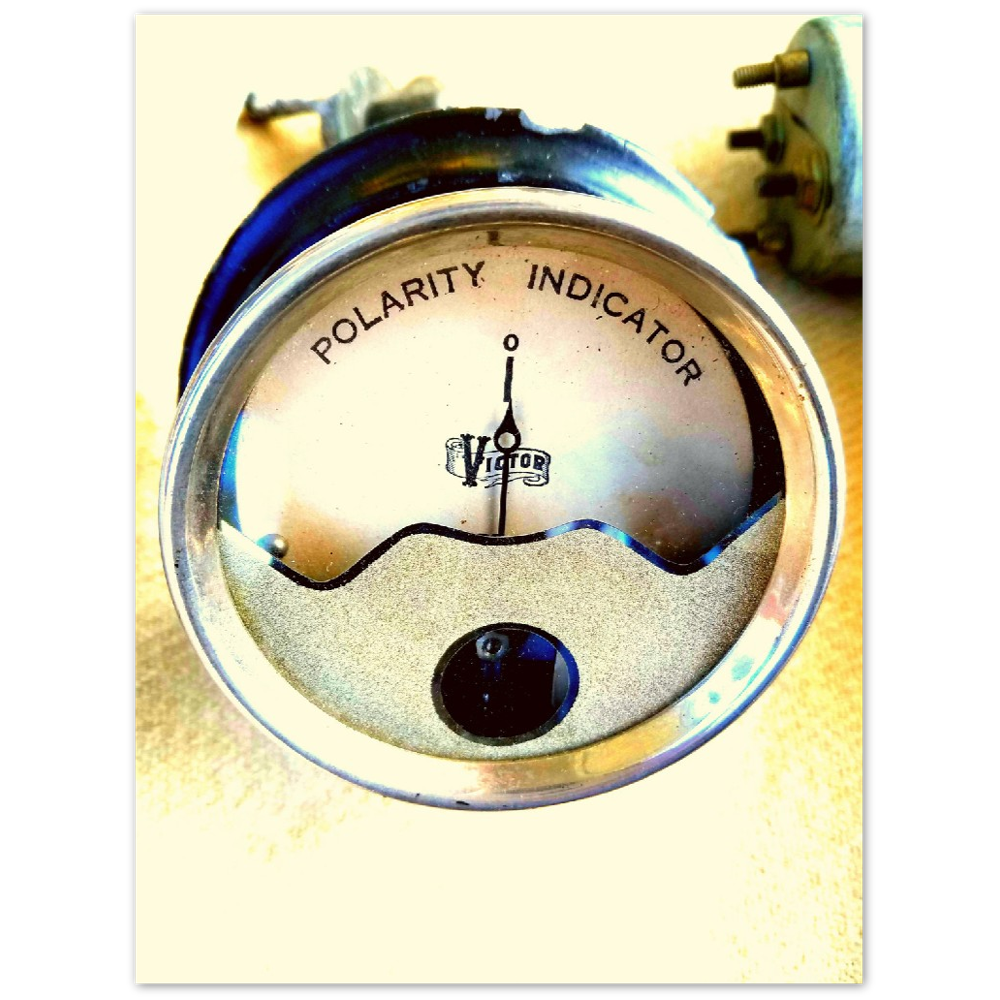 Aluminum Print - Polarity Indicator