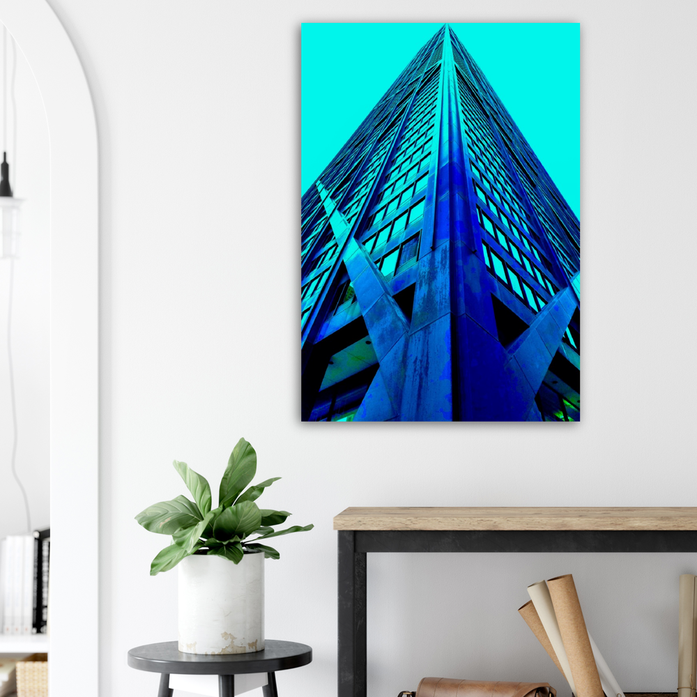 Meet me here blue halkinart