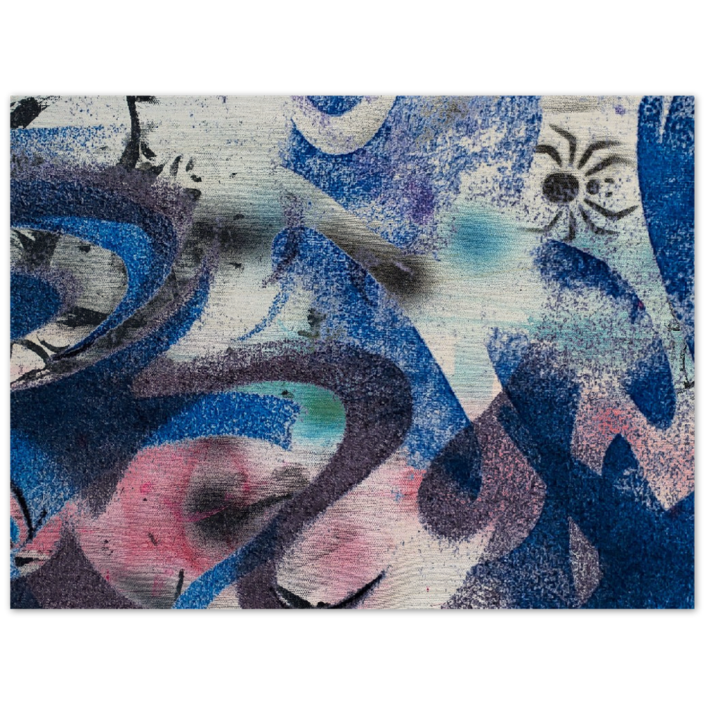 Wood Print - Spider Love