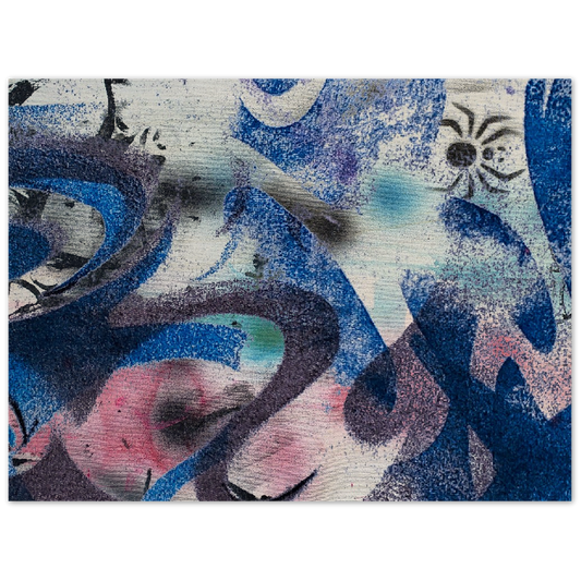 Wood Print - Spider Love