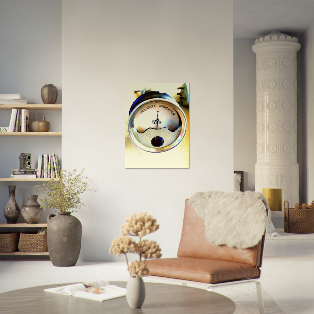 Aluminum Print - Polarity Indicator