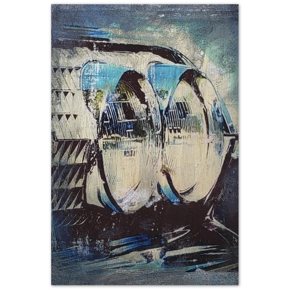 double trouble aluminum print