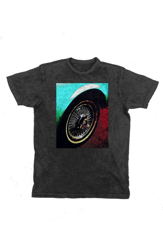 Unisex Vintage T-Shirt - Mustang Sally Wheel 