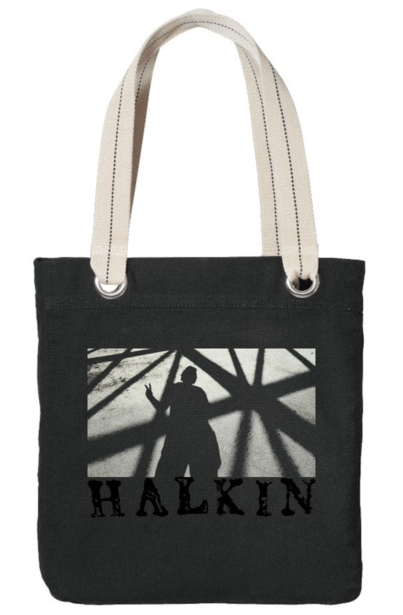 Allie Black Tote - PEACE OUT HALKIN