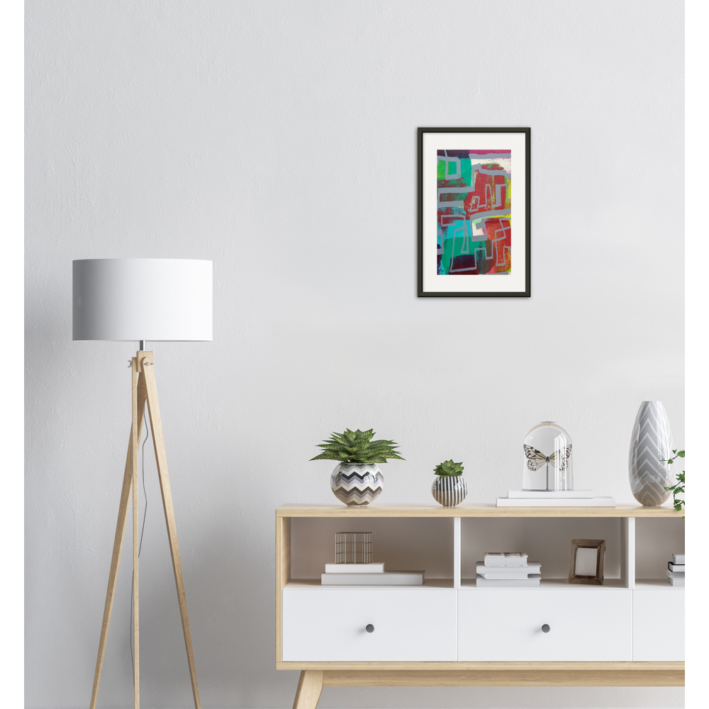 Museum-Quality Matte Paper Metal Framed Poster - Never Said
